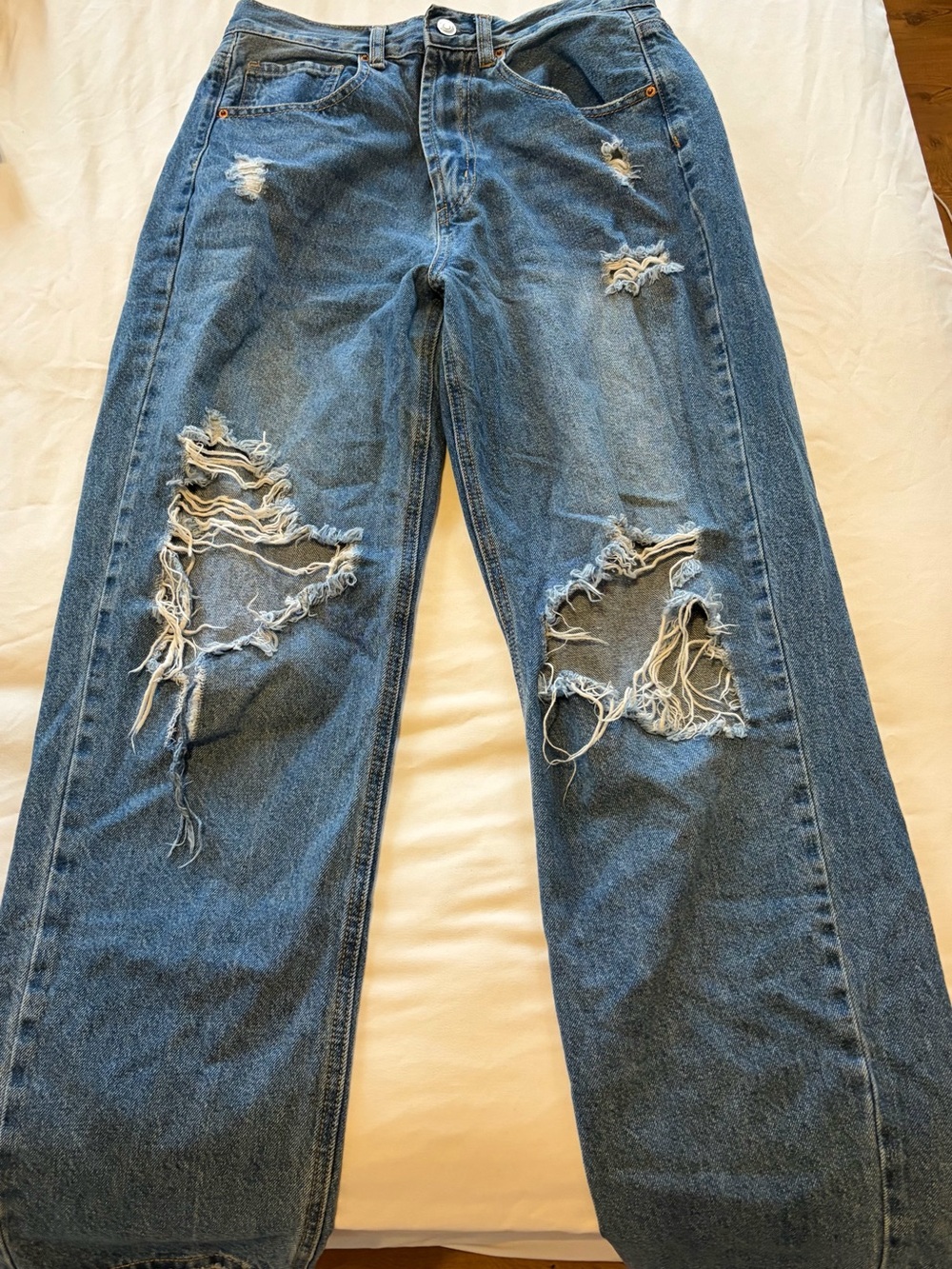 Wax Jean Light Blue Elastic-Waist Denim